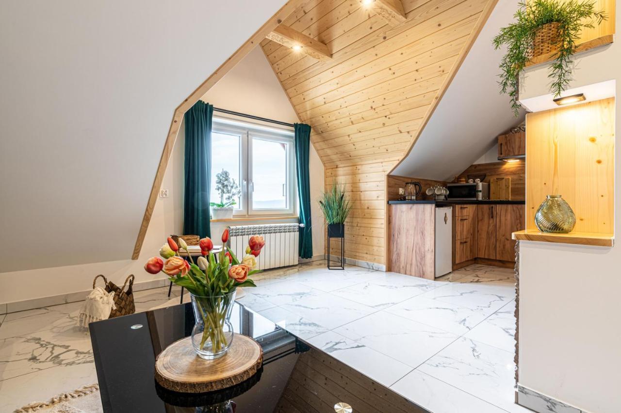 Widokowy Apartament - Pokoje Goscinne Banska Wyzna Ngoại thất bức ảnh